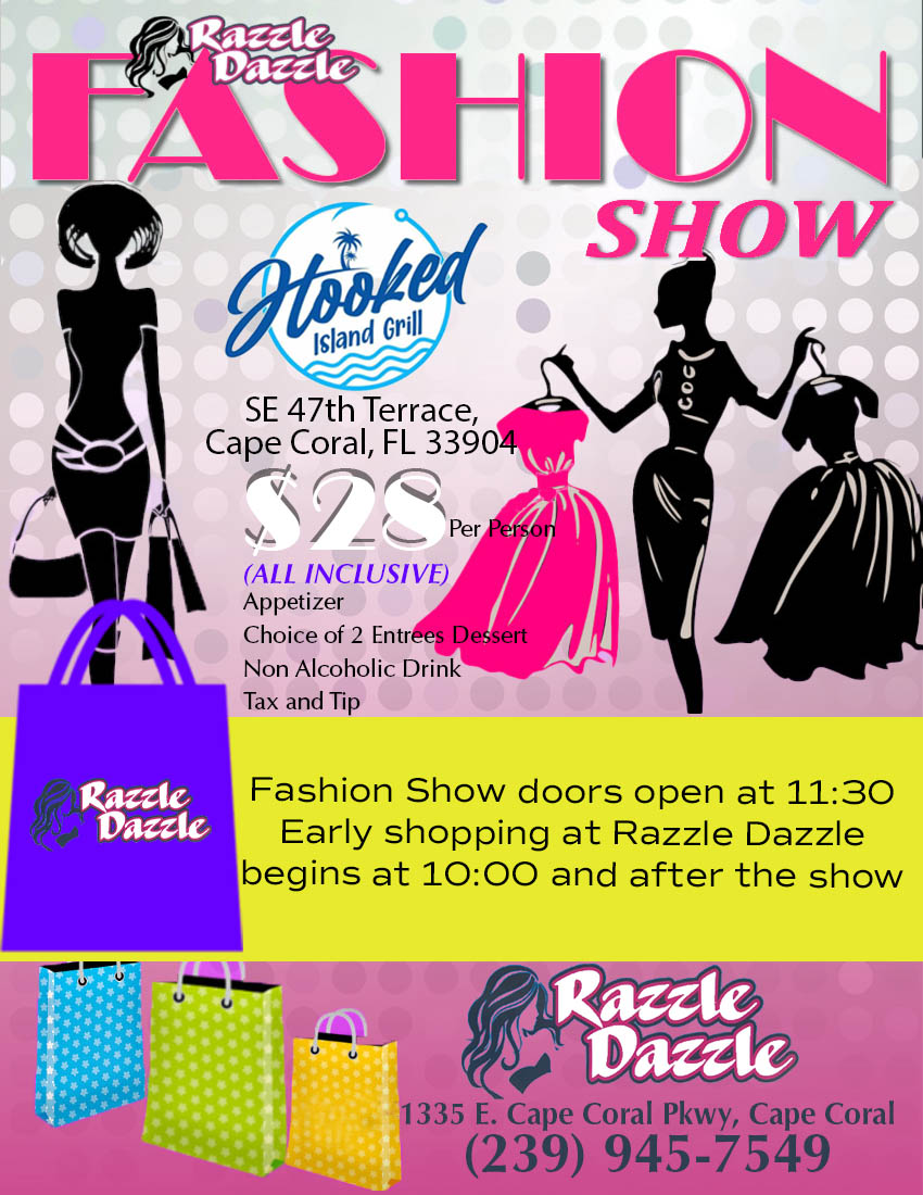 fashion show flyer hooked blank Our Next Fashion Show